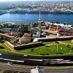 Aerial View the Peter and Paul Fortress in St Petersburg | Ice India | Corporate Event Management & Mice Travel Agency Moscow, St. Petersburg, Russia Tourism
