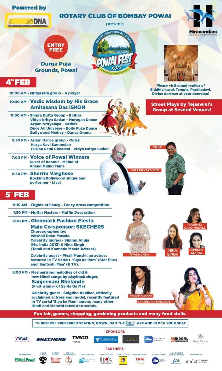 Powai Fest event schedule